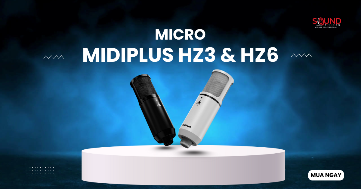Microphone Midiplus Hz3 & Hz6 