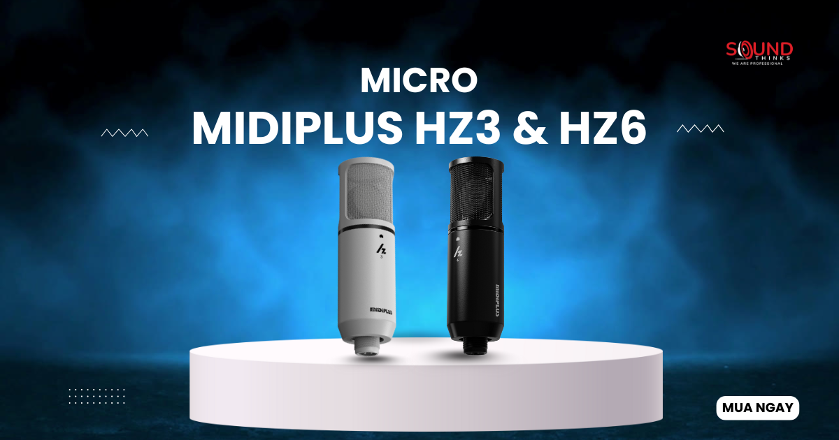 Microphone Midiplus Hz3 & Hz6 