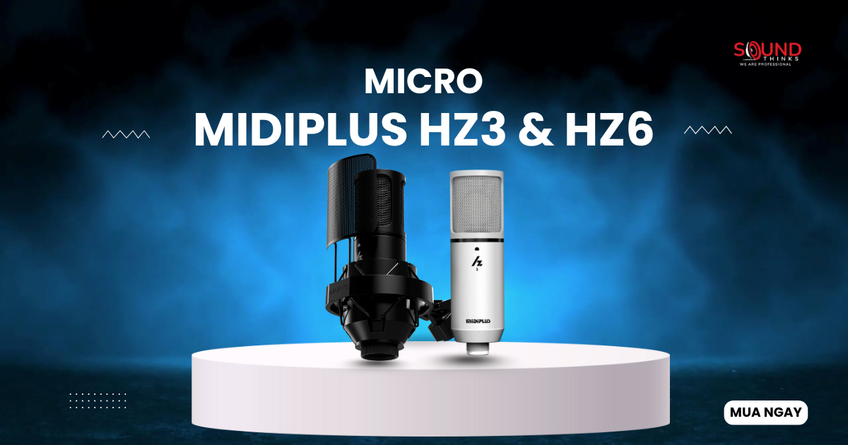 Microphone Midiplus Hz3 & Hz6 