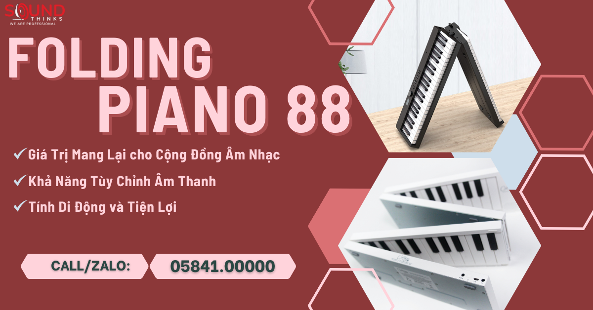 Keyboard Midiplus Folding Piano 88 