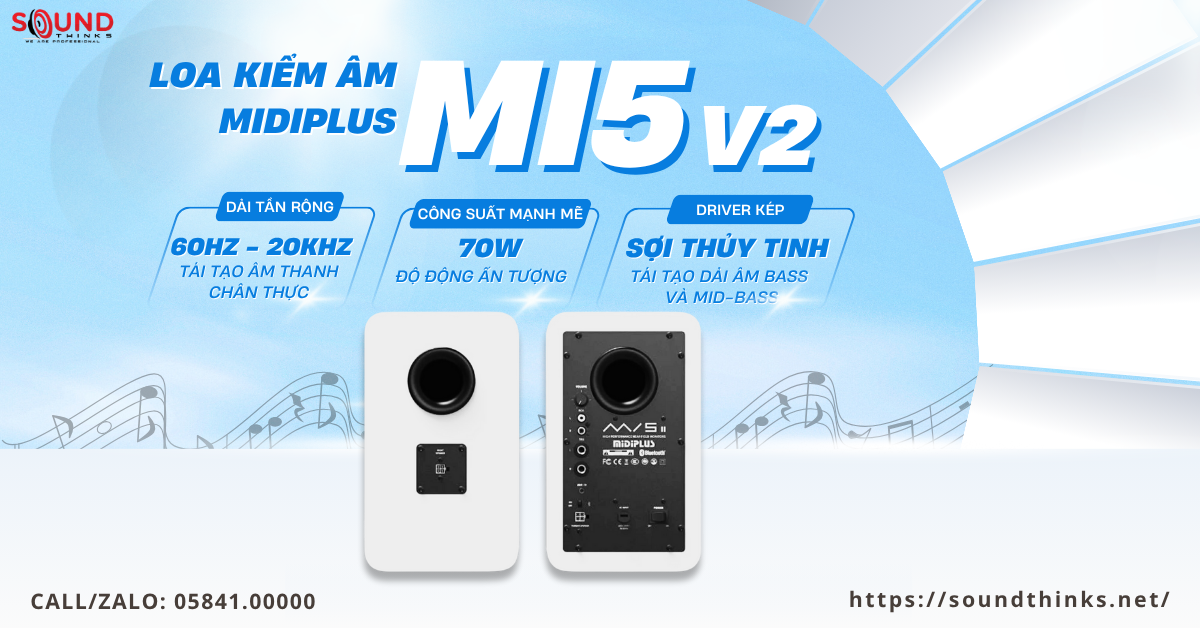 Loa kiểm âm MIDIPLUS MI5 V2