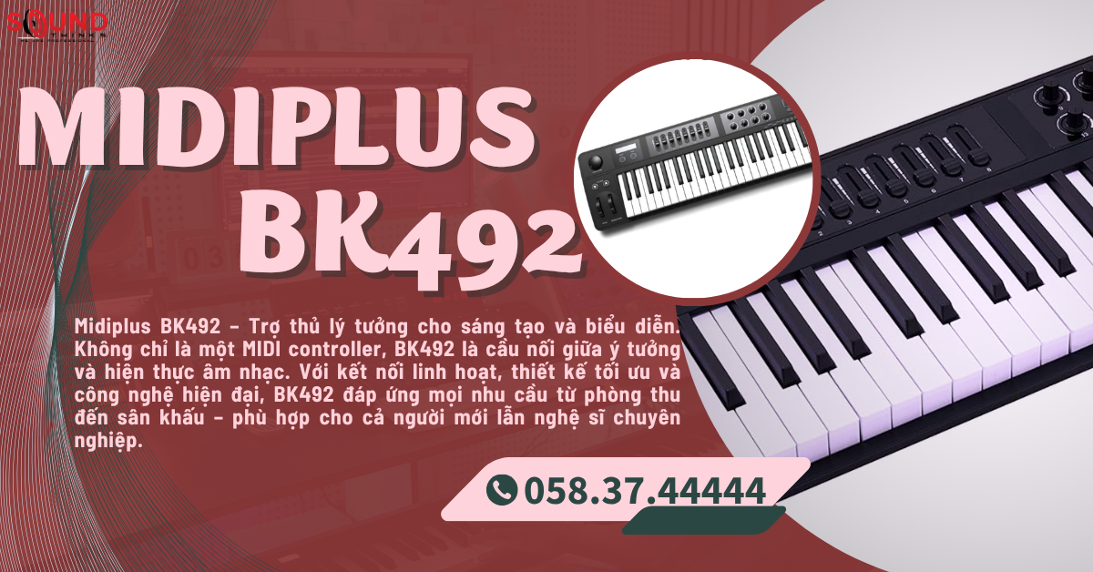 MIDI Keyboard Controller Midiplus BK492