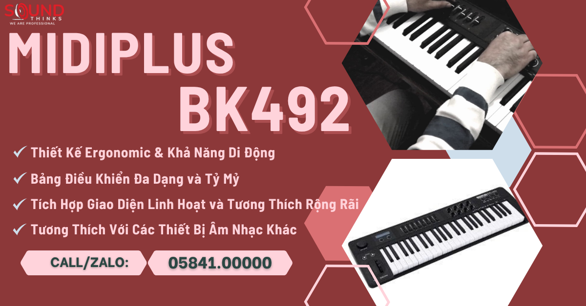 MIDI Keyboard Controller Midiplus BK492