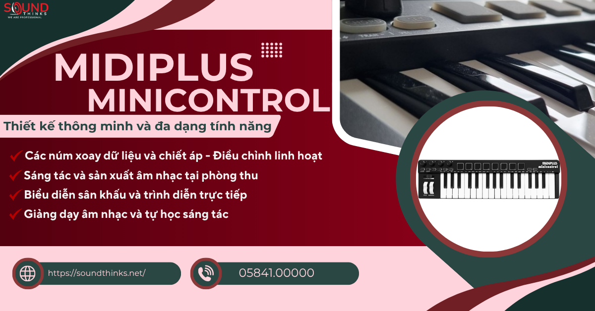 MIDI Keyboard Controller Midiplus Minicontrol