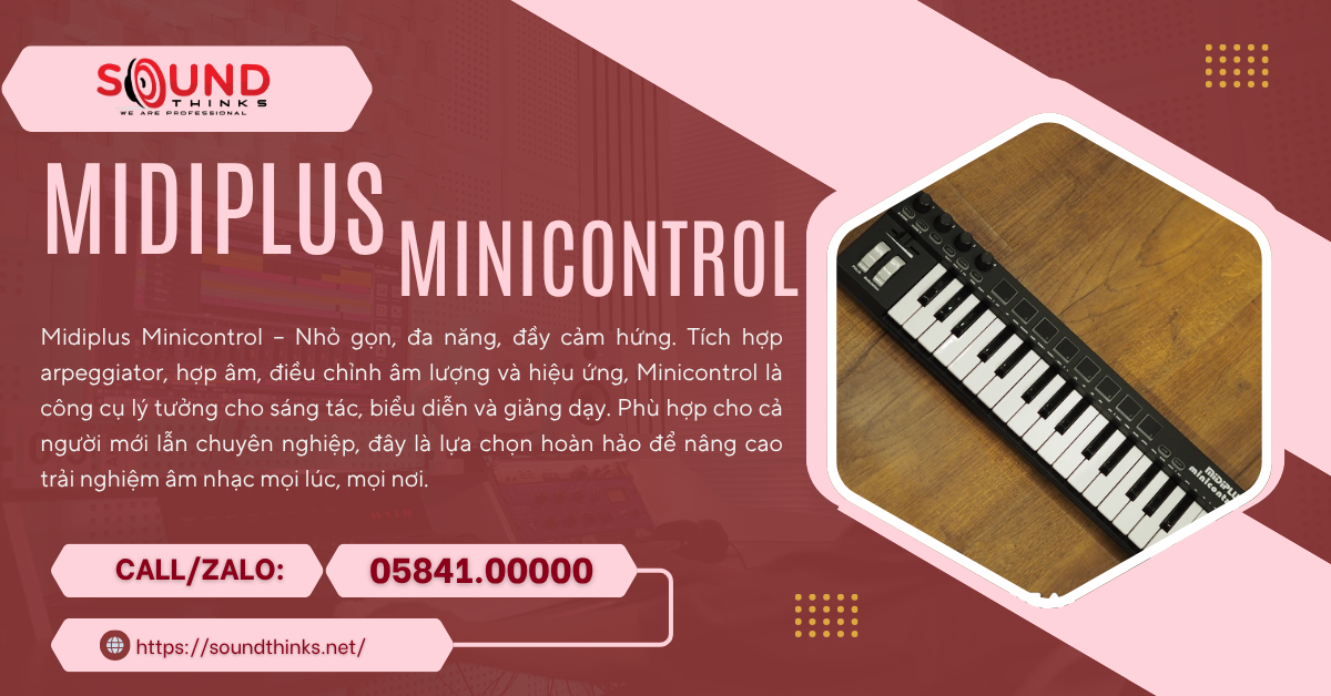 MIDI Keyboard Controller Midiplus Minicontrol