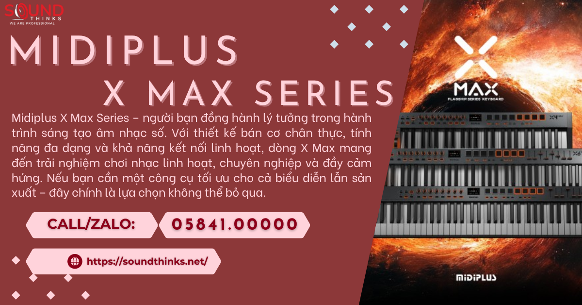 MIDI Keyboard Controller Midiplus X Max Series