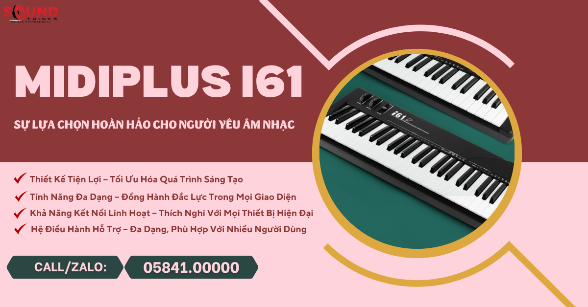 MIDI Keyboard Controller Midiplus i61