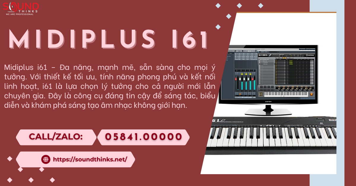 MIDI Keyboard Controller Midiplus i61