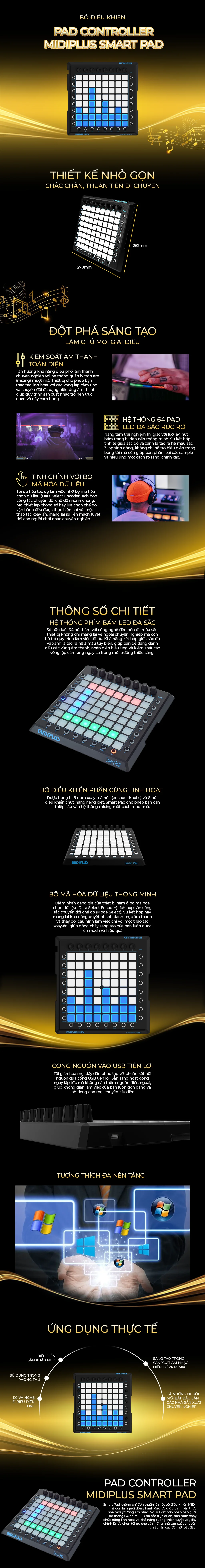 Pad controller Midiplus Smart PAD