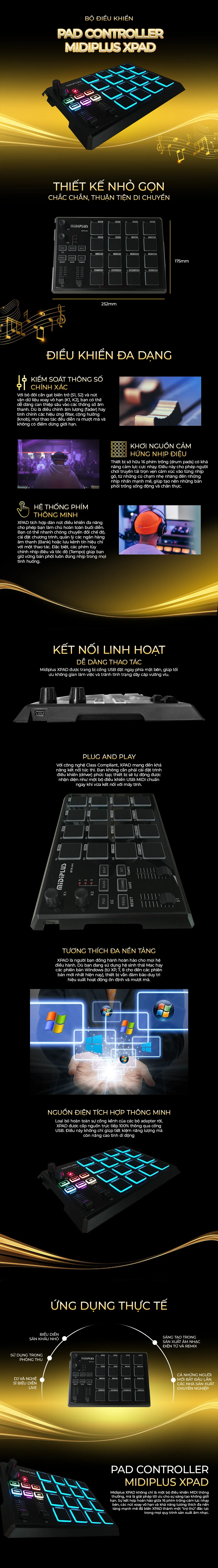 Pad Controller Midiplus XPAD